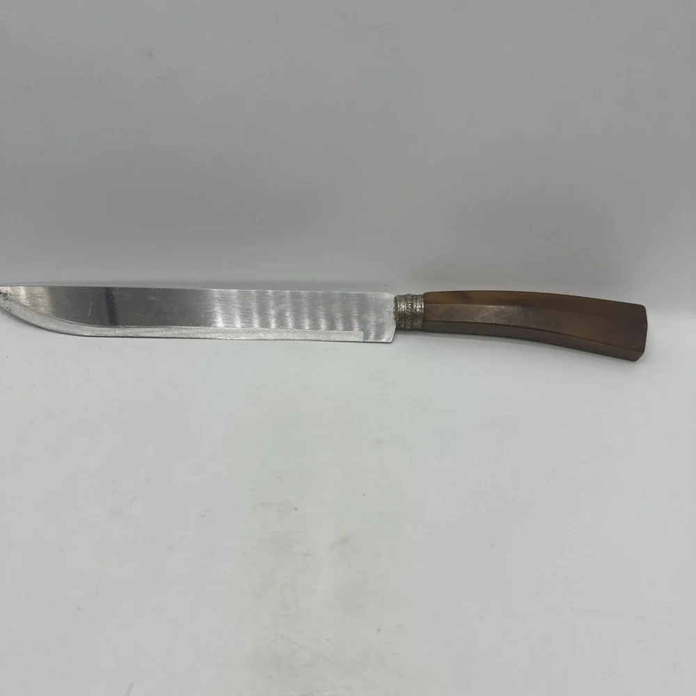 Large Vintage Cutting/Carving  Knife Bakelite Handle12